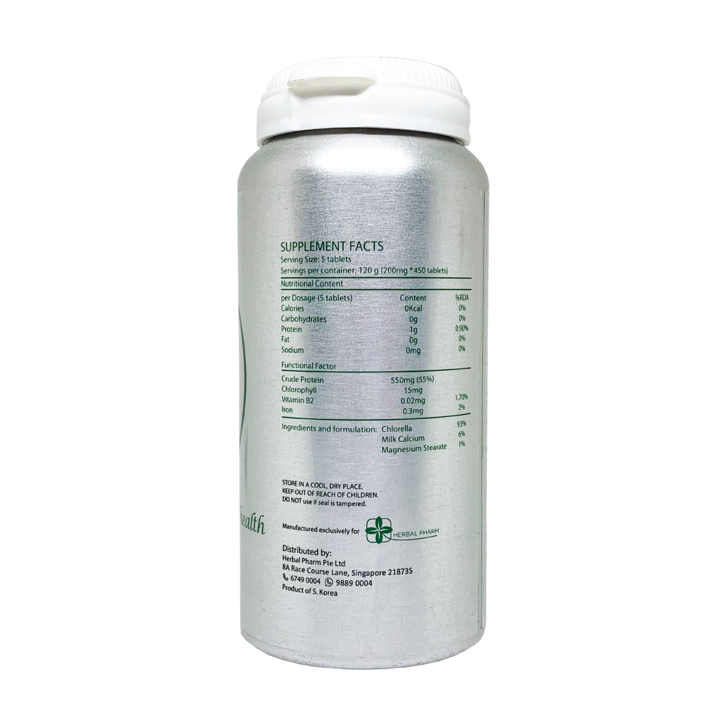 Herbal Pharm, N2 Chlorella, 450 tablets