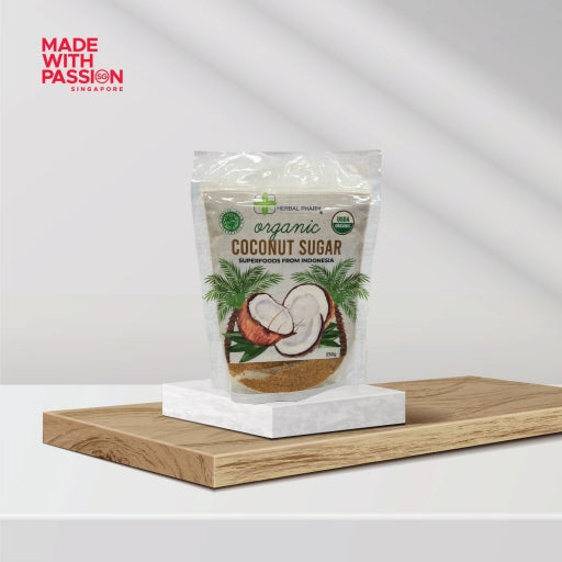 Herbal Pharm, Organic Coconut Sugar, 250 g