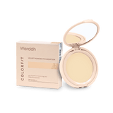 Wardah, Color Fit, Velvet Powder Foundation, 22N Light Ivory, 11 g