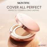 Skintific, Cover All Perfect Cushion, 06 Honey, 11 g