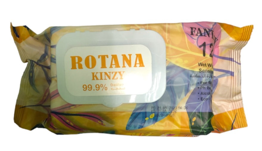 Rotana, Kinzy, Fantasy, 120 Wet Wipes – Al Barakah Health & Beauty Mart