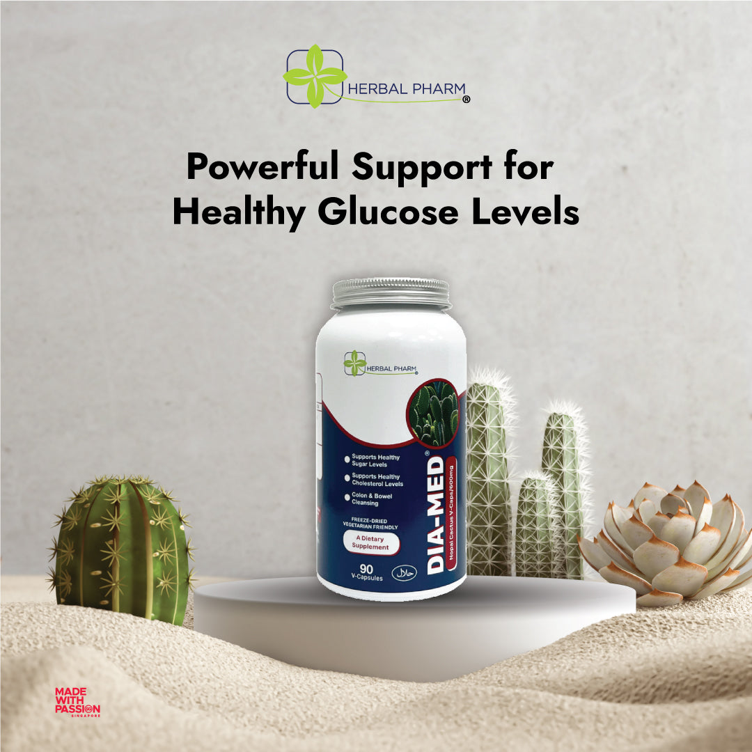 Herbal Pharm, Dia-Med Nopal Cactus, 90 veg capsules