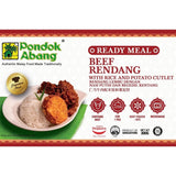 Pondok Abang, Beef Rendang with Rice and Potato cutlet, 300 g