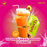 (HIGH DEMAND) Isterix, Campuran Minuman Botani Berperisa Apricot, 10 sachets