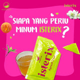 (HIGH DEMAND) Isterix, Campuran Minuman Botani Berperisa Apricot, 10 sachets