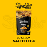 Sparkles, Sweet & Crunchy Popcorn, Salted Egg, 60 g