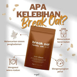 Break Oat, Dark Choco 250 g (25 g x 10 sachet)