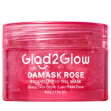 Glad2Glow, Damask Rose Gel Mask, 50g