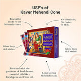 Kaveri, Mehandi Cone, 25 g (12 pcs/box)