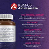 Amazing Superfoods Premium Ashwagandha KSM-66 Raspberry Flavor 60 Gummies