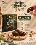 (LIMITED OFFER) Safwa, Ajwa Kunafa Pistachio, 1 Box