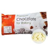 Bakers 365, White Compound Chocolate Coins, 1 kg