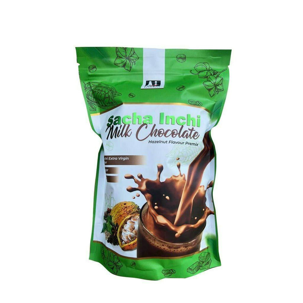 Sacha Inchi, Milk Chocolate Hazelnut Flavour Premix, 15 sachets x 25 g