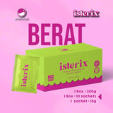 (HIGH DEMAND) Isterix, Campuran Minuman Botani Berperisa Apricot, 10 sachets