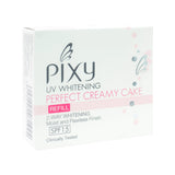 Pixy, UV White, Perfect Creamy Cake, Refill Silky Yellow, 11.5 g