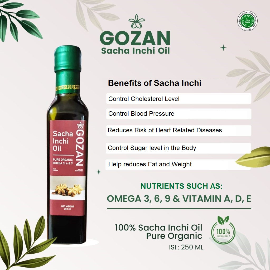 Gozan, Sacha Inchi Oil, 250 ml