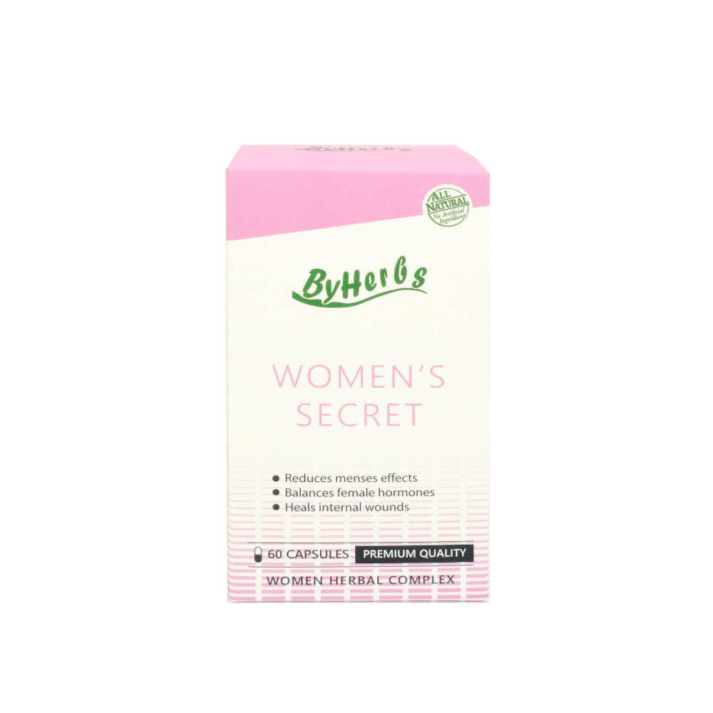 Byherbs Women's Secret 60 Capsules – Al Barakah Health  Beauty Mart