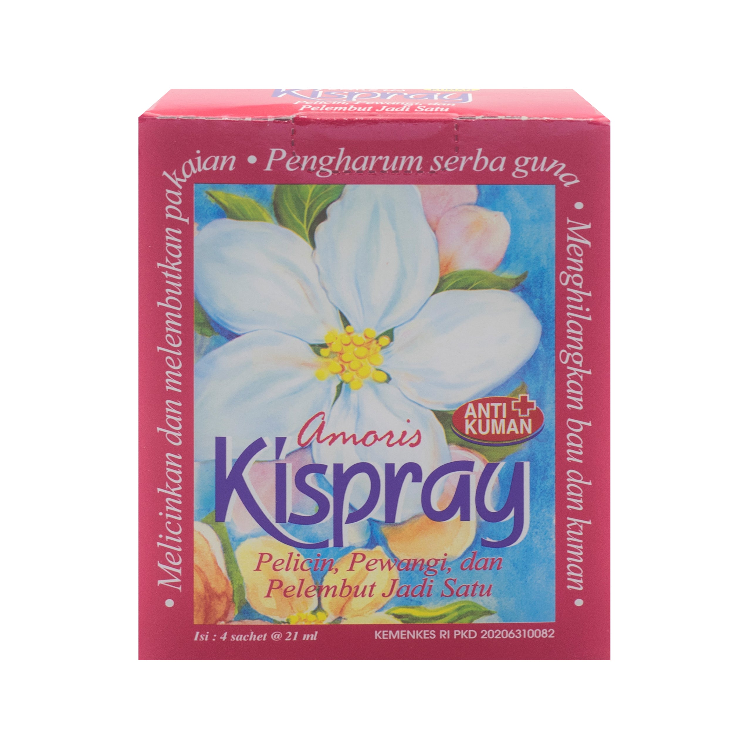 Kispray, Amoris, 3 in 1, 21 ml X 4 sachets