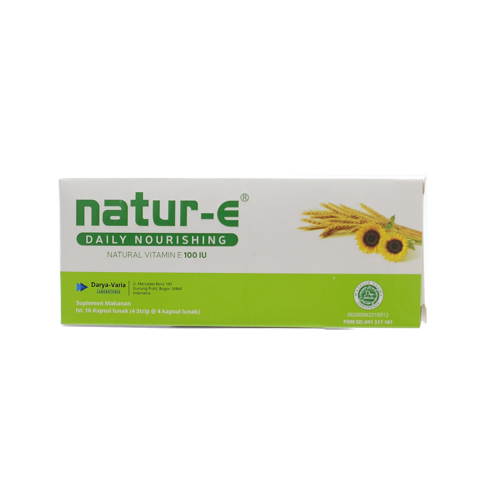 Natur-E, Natural Vitamin E 100 IU, 16 capsules