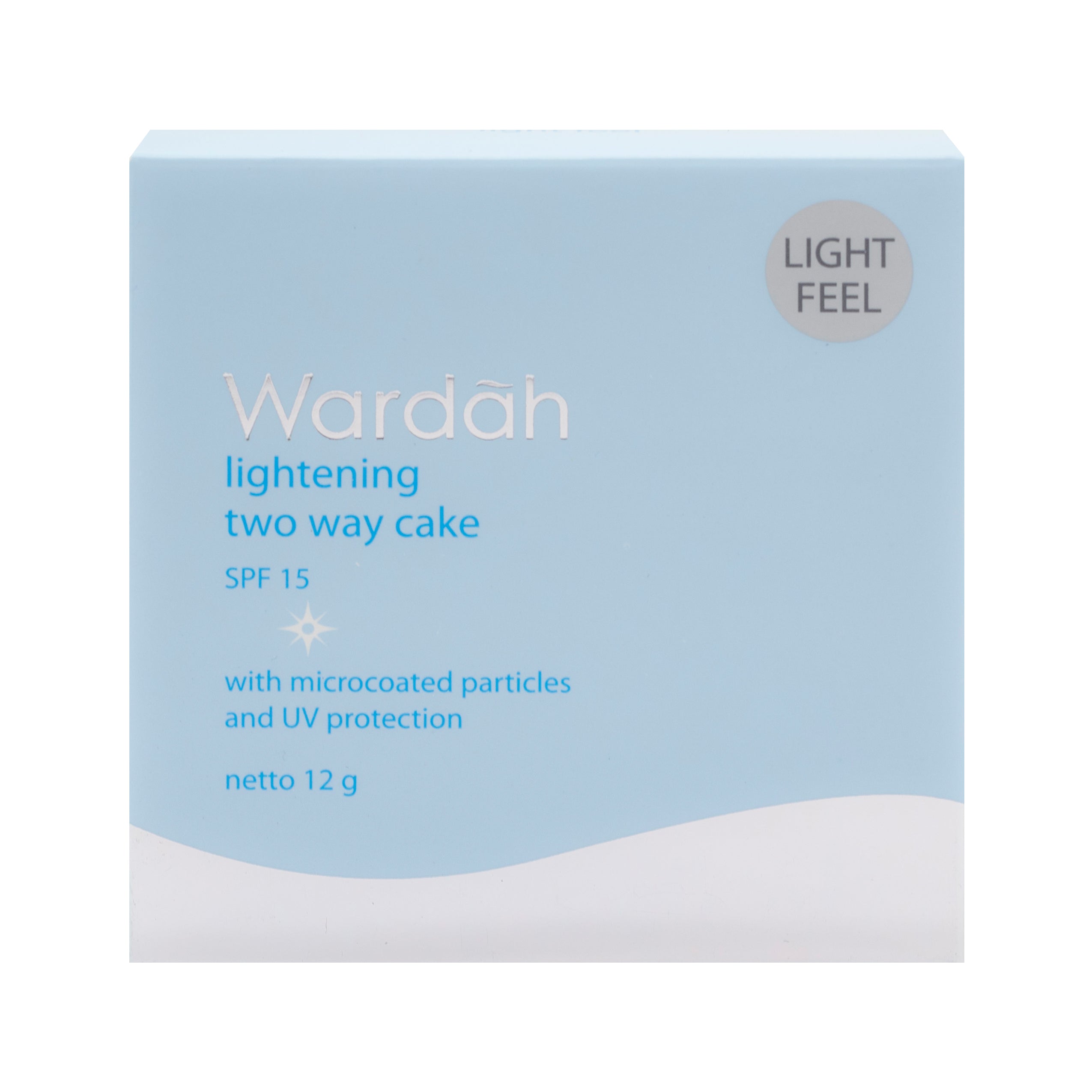 Wardah Lightening Powder Foundation Light Feel Twc 03 Sheer Pink 12 G