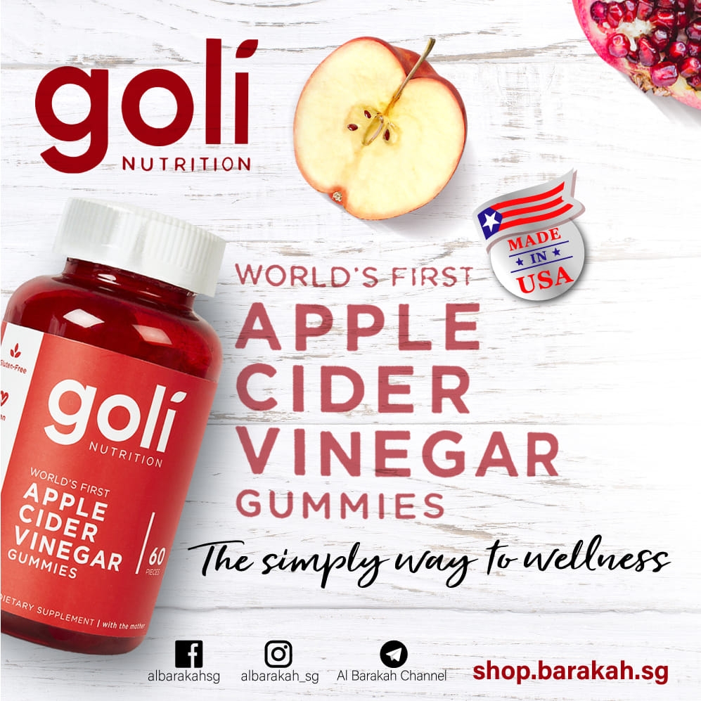 Goli Nutrition, Apple Cider Vinegar Gummies, 60 pieces