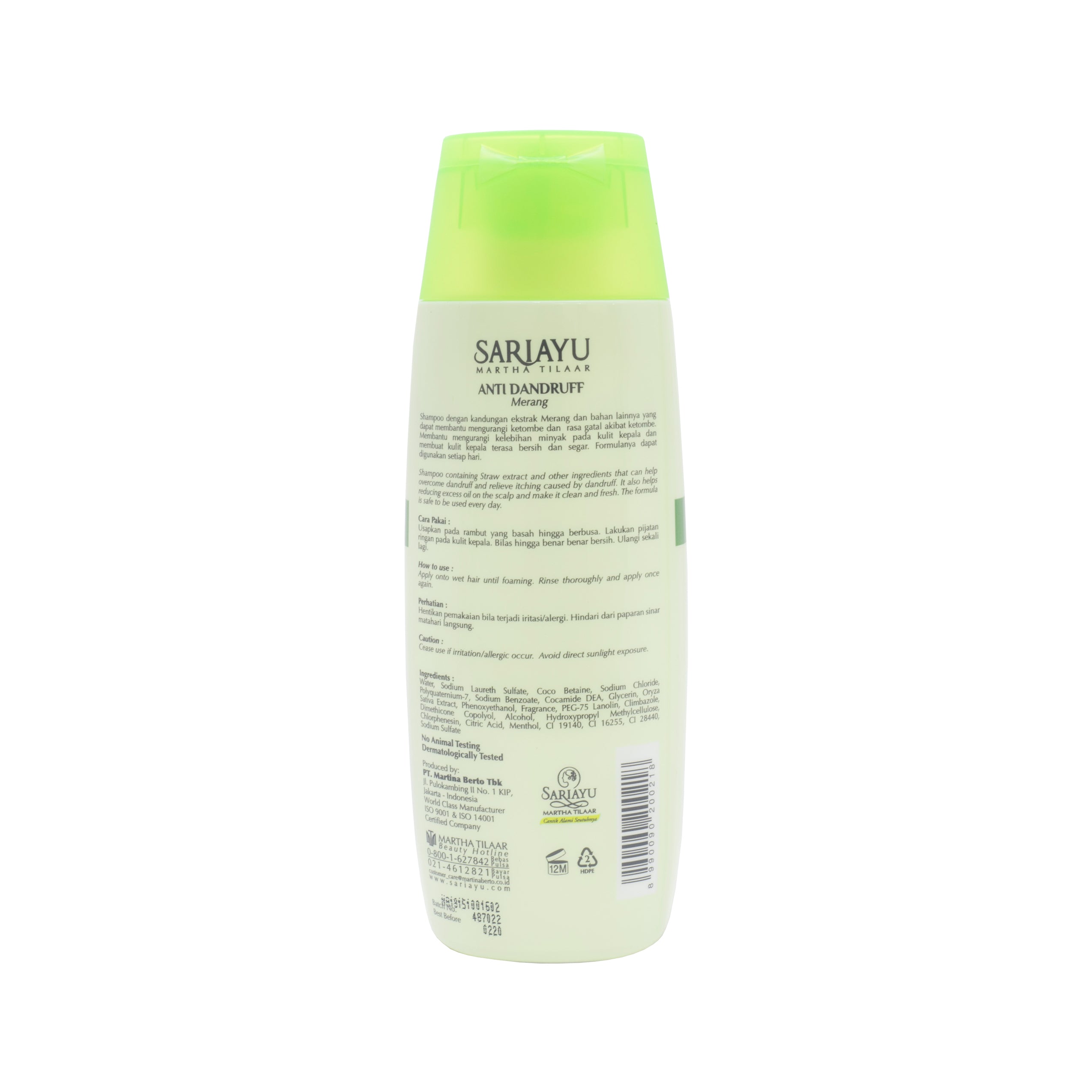 Sariayu, Shampoo Merang (Anti Dandruff), 170 ml
