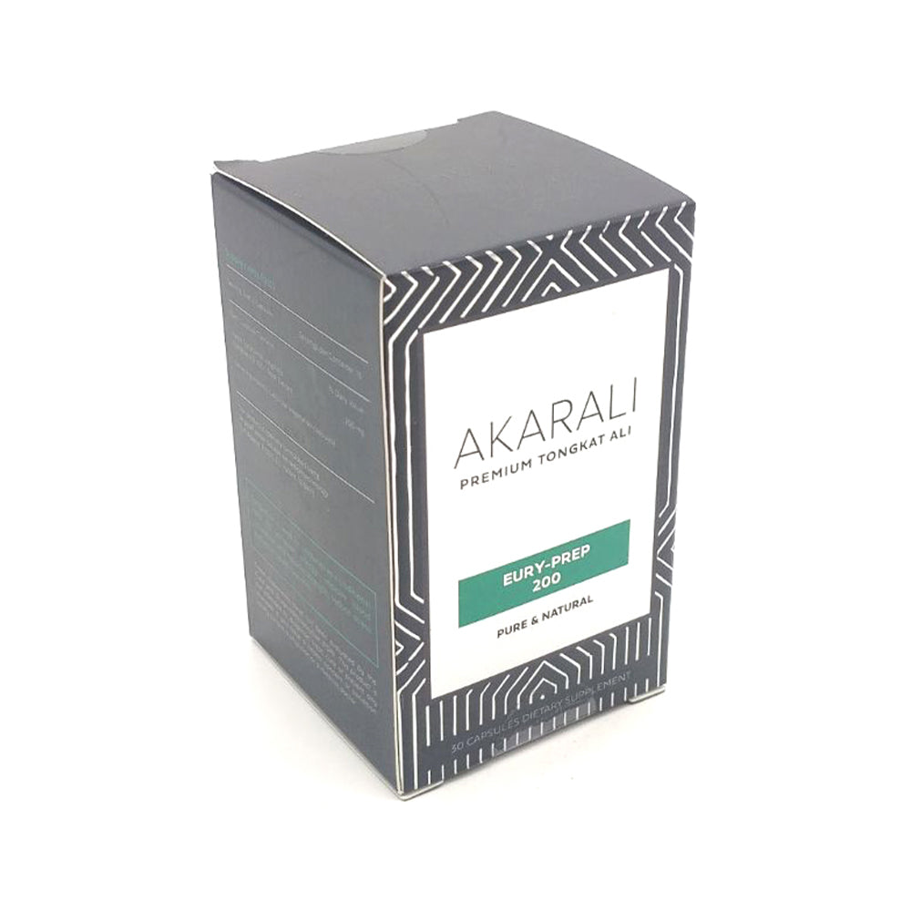 Akarali, Premium Tongkat Ali Eury-Prep 200, 30 Capsules