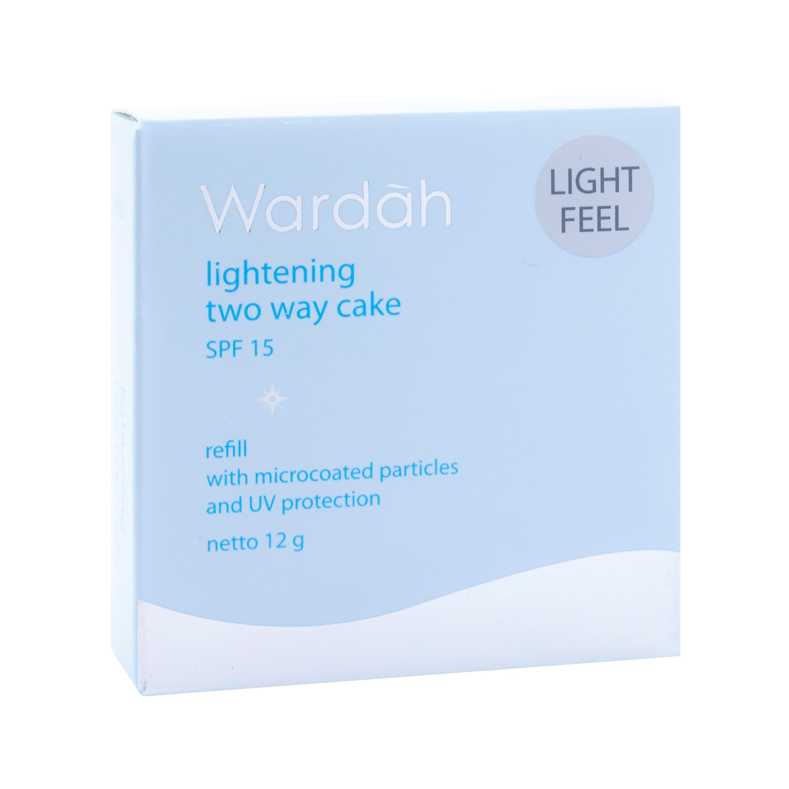 Wardah Lightening Powder Foundation Light Feel TWC Refill 03 Sheer Pink 12 G