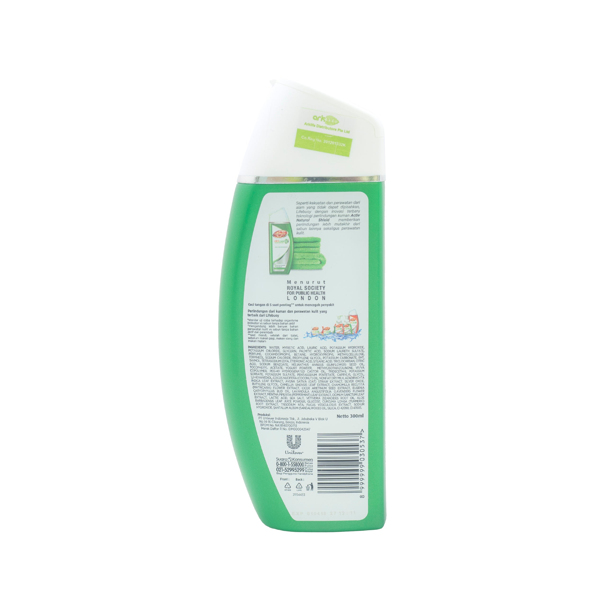 Lifebuoy, Body Wash Clini-Shield 10 Fresh, 300 ml