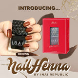 Inai Republic Nail, Color Brown, 10 ml