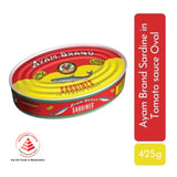 Ayam Brand, Sardines in Tomato Sauce, 425 g (Oval)
