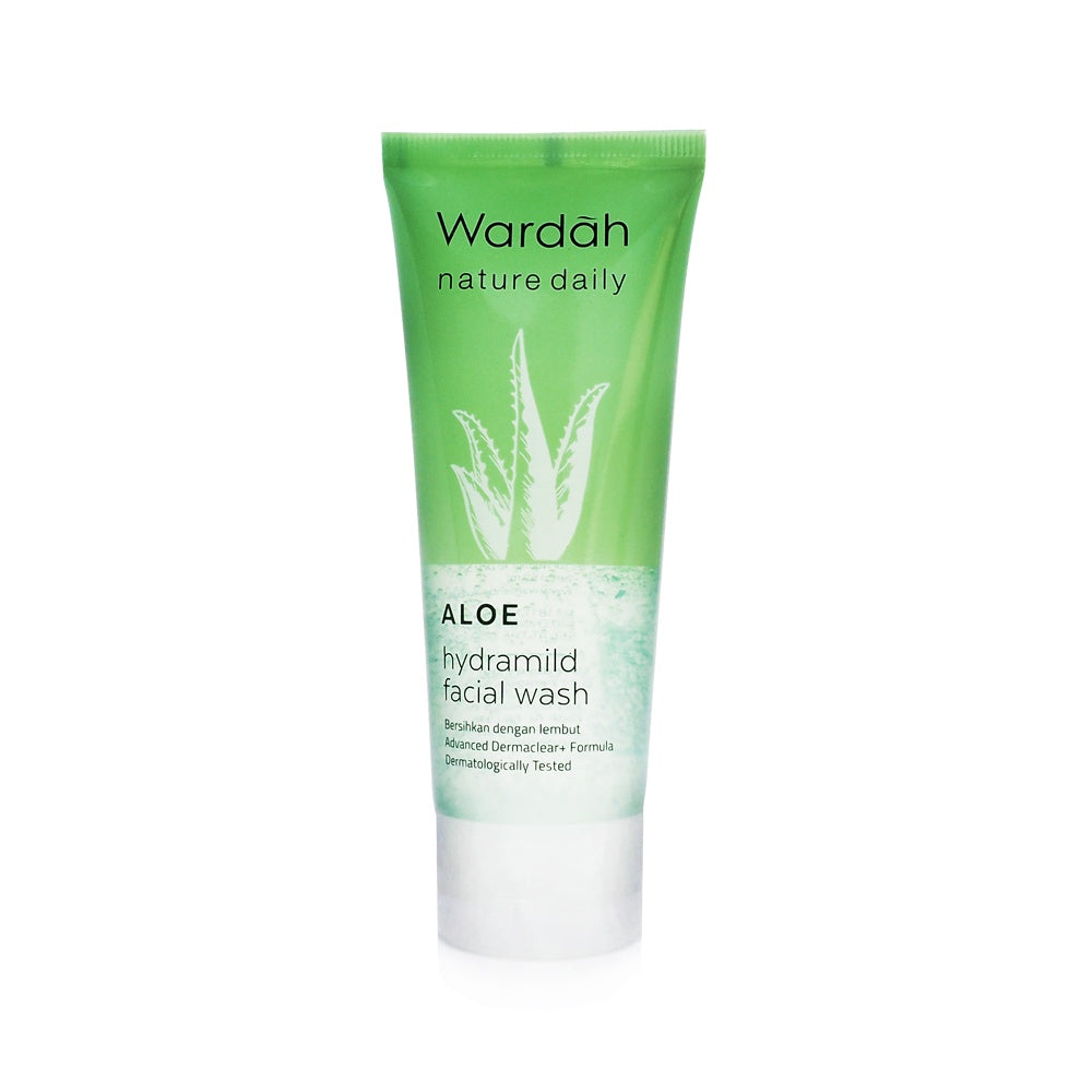 Wardah, Nature Daily Aloe Hydramild, Facial Wash, 60 ml