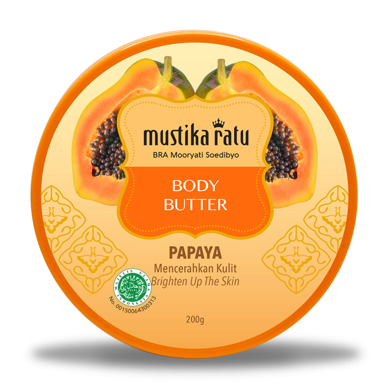 Mustika Ratu, Body Butter Papaya, 200 g