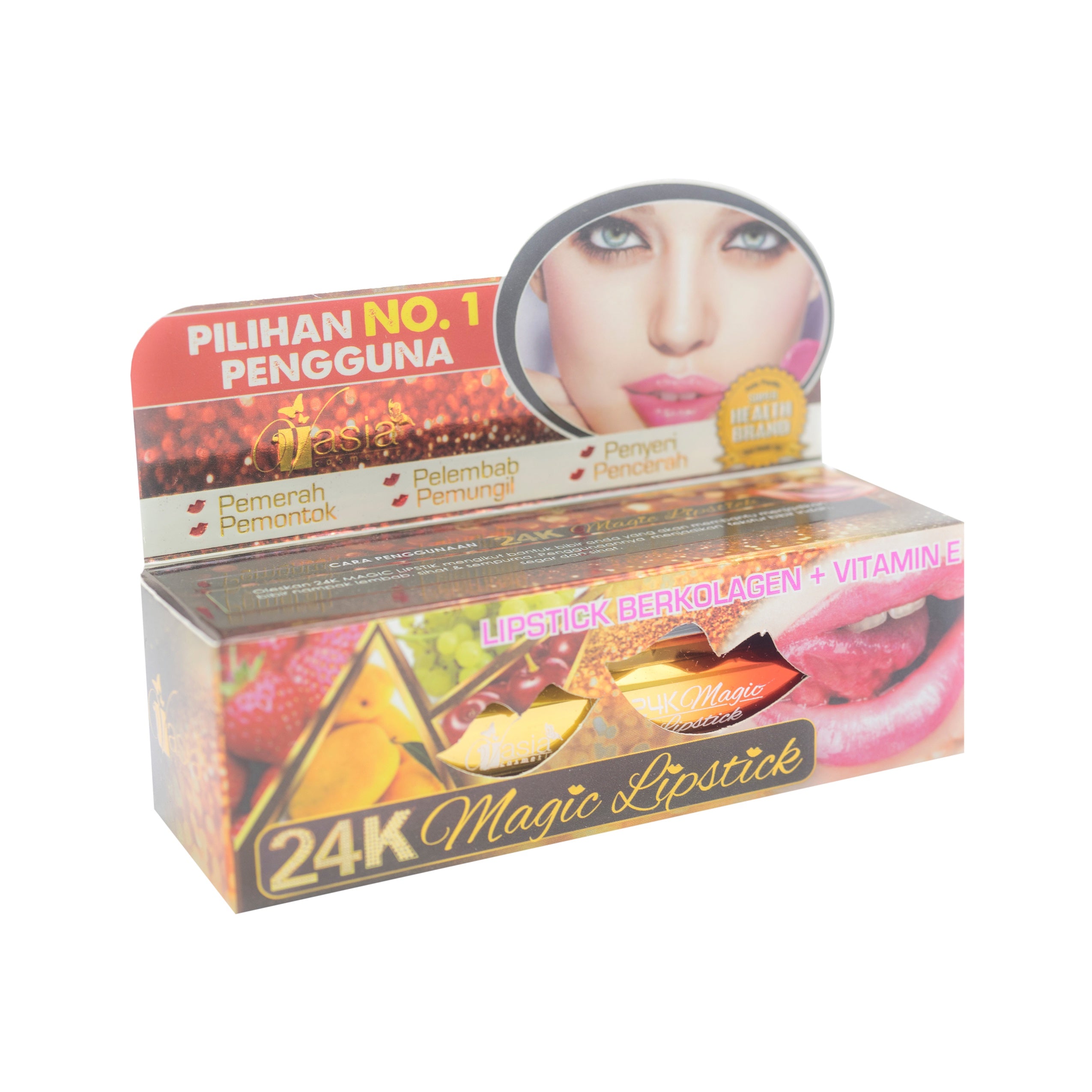 V'Asia, 24K Magic Lipstick, 4 gm