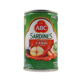 ABC, Sardines Chili Sauce, Cabai, 155 g
