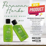 D'Herbs Perawan Herbs Feminine Wash ph 3.5 120ml