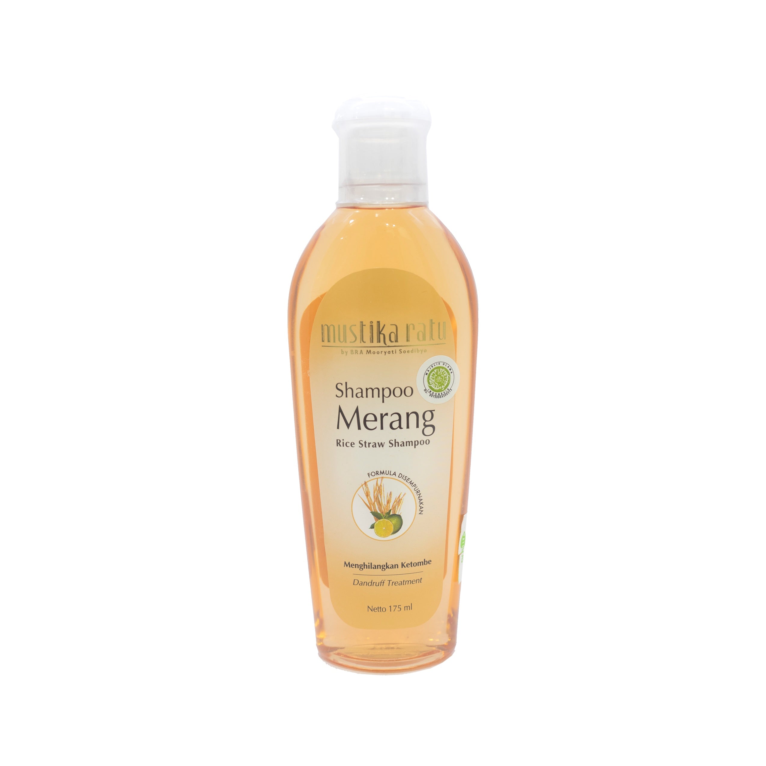 Mustika Ratu, Shampoo, Merang, 175 ml