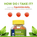Noor Vitamins, Adults, 90 gummies