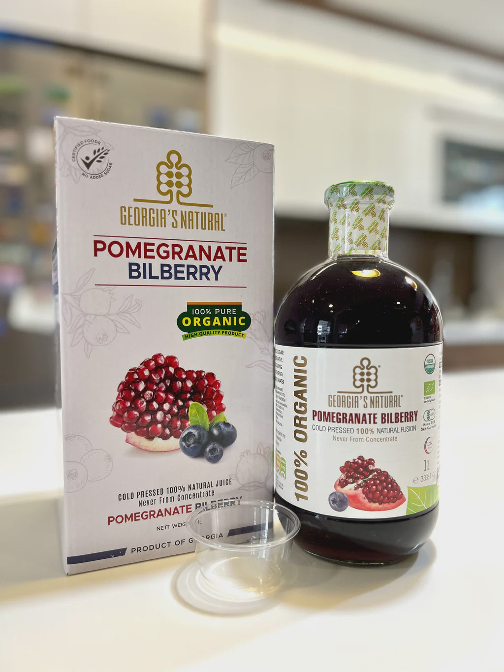 Georgia's Natural, Pomegranate Bilberry, 1 litre