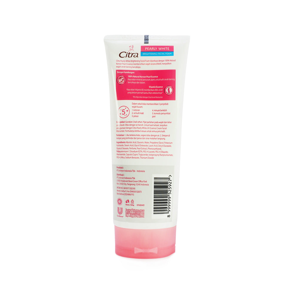 Citra Pearly Glow Brightening Facial Foam 100 G