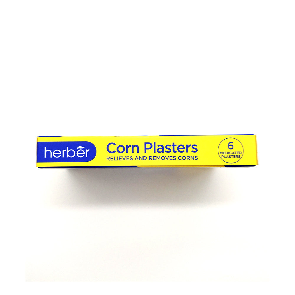 Herber, Corn Medicated Plaster, 6 pcs x 1 box
