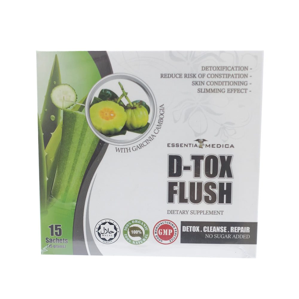 Essentia Medica, D-Tox Flush, 15 g X 15 sachets