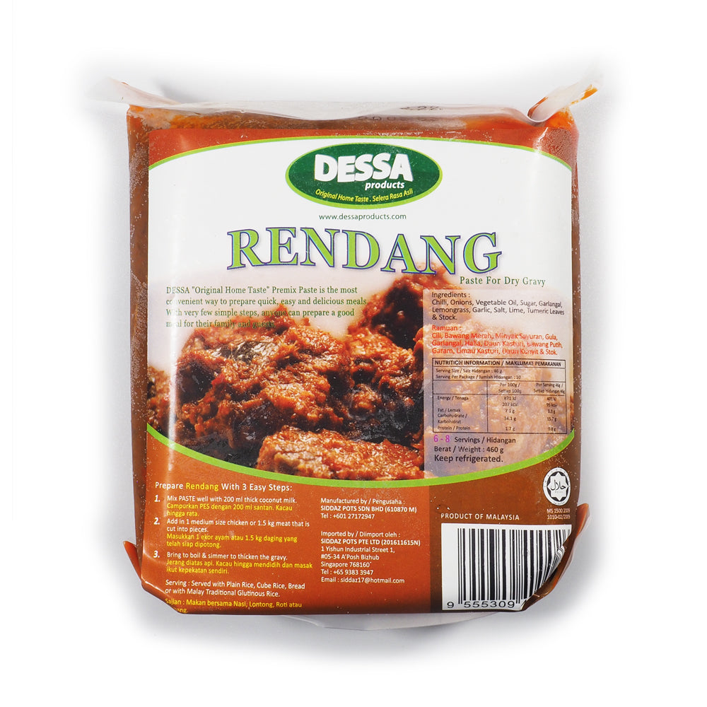 Dessa, Rendang Paste, 460 g – Al Barakah Health & Beauty Mart