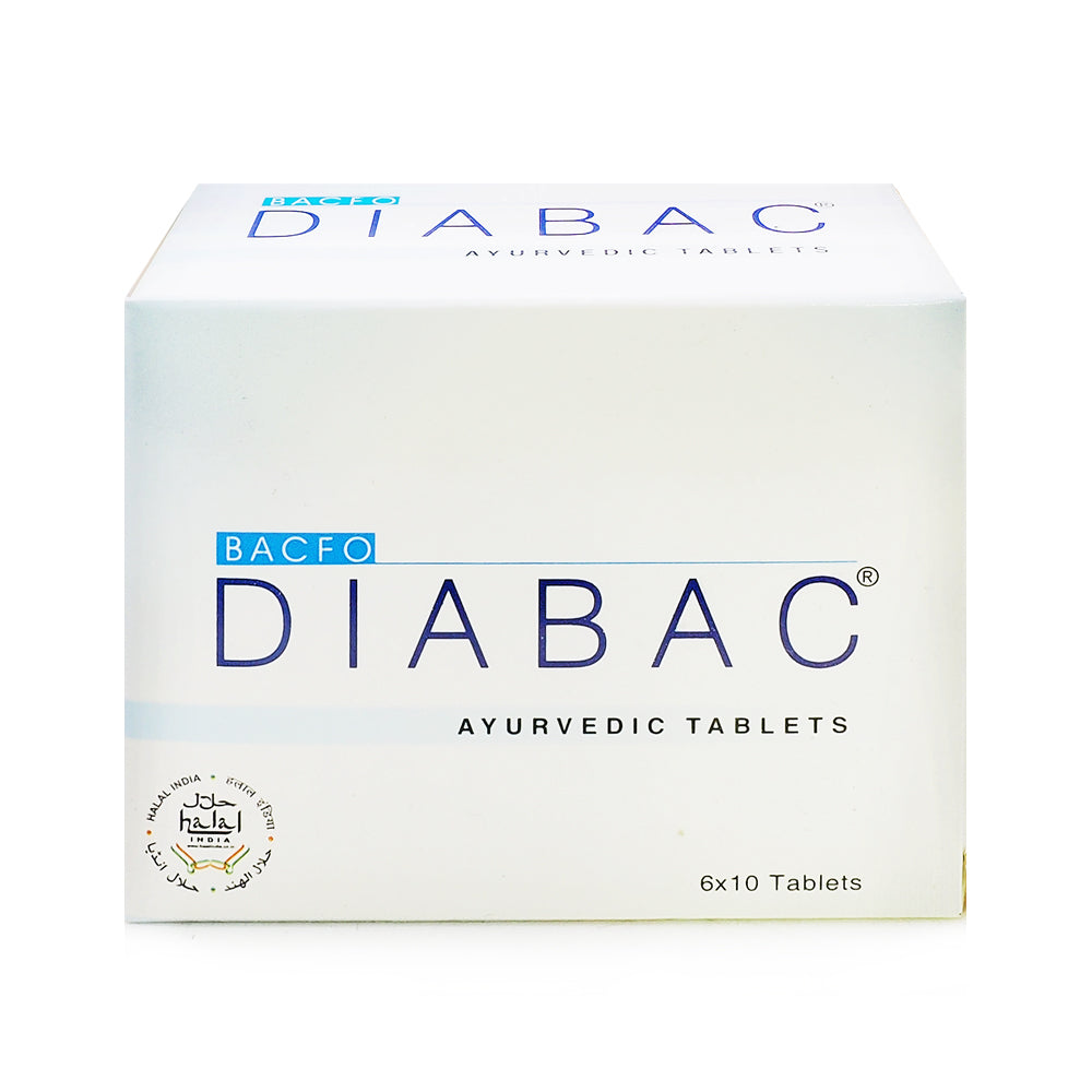 Bacfo Diabac, Ayurvedic Tablets, 6 X 10 Tablets – Al Barakah Health ...