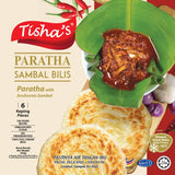Tisha's, Paratha Sambal Bilis, 6 pcs x 450 g