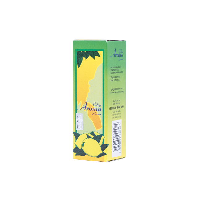 Minyak Geliga, Aroma Lemon Oil, 28 ml