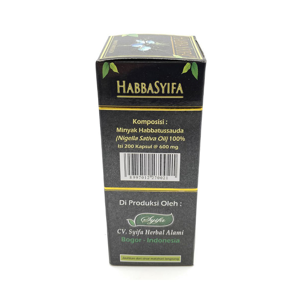 Syifa, Habba Syifa (Black Seed Oil), 200 capsules