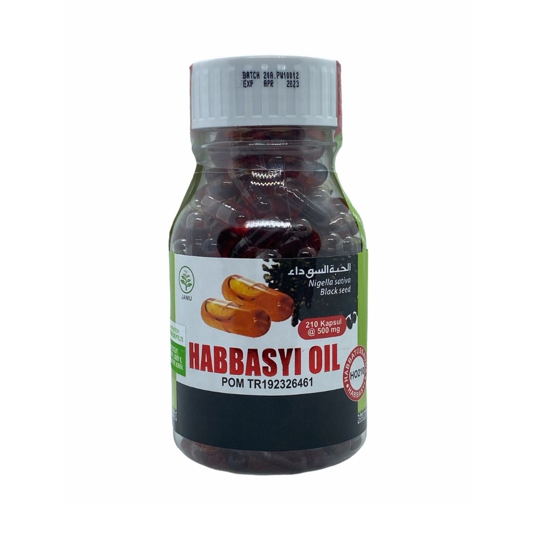 Pt Habbasyi, Habbatussauda Habbasyi Oil, 210 capsules