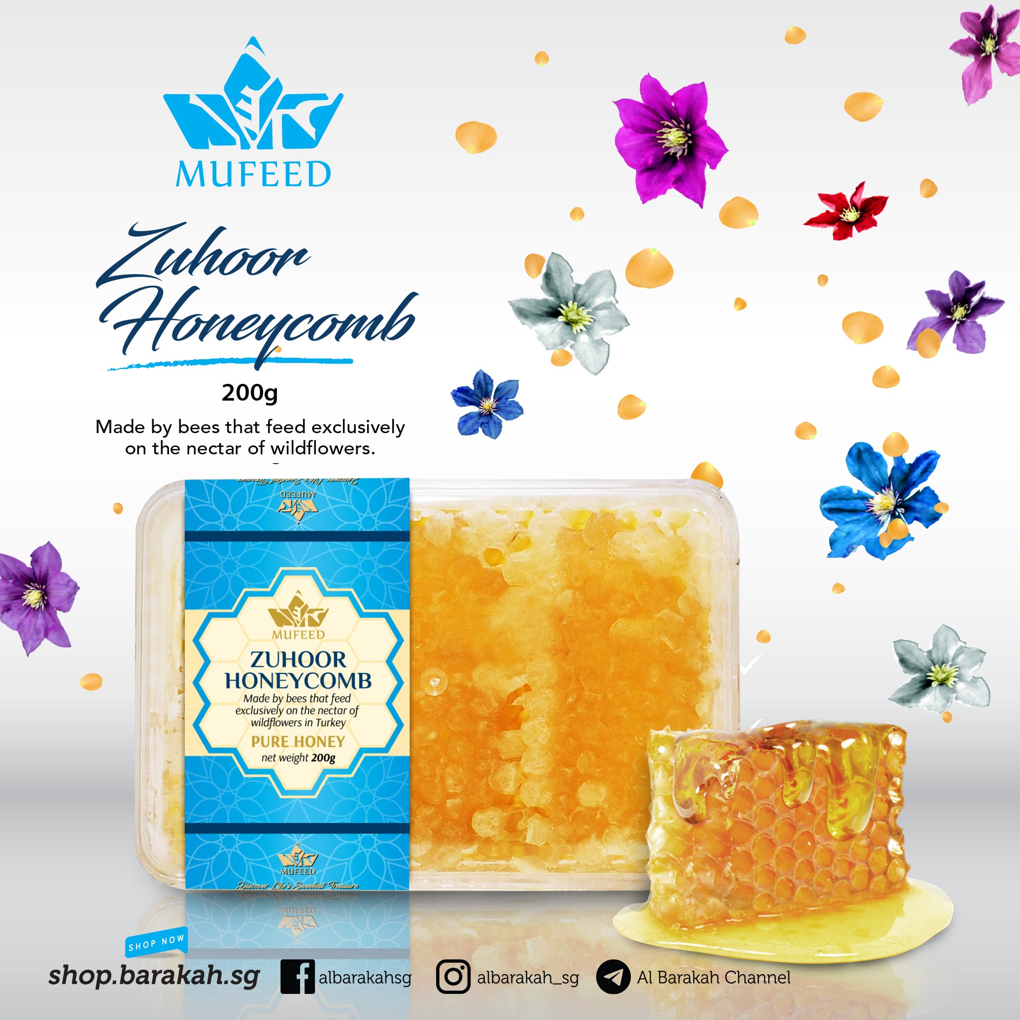 Mufeed, Zuhoor, Honeycomb, 200 g