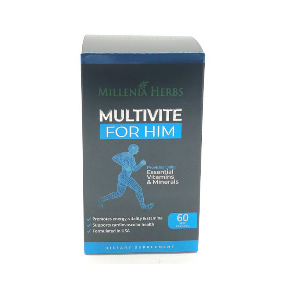 Millenia Herbs, Multivite For Him, 60 capsules